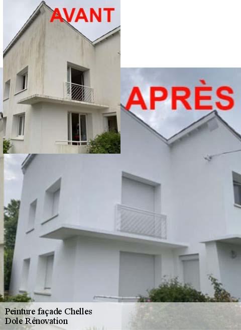 Peinture façade  chelles-60350 Dole Rénovation